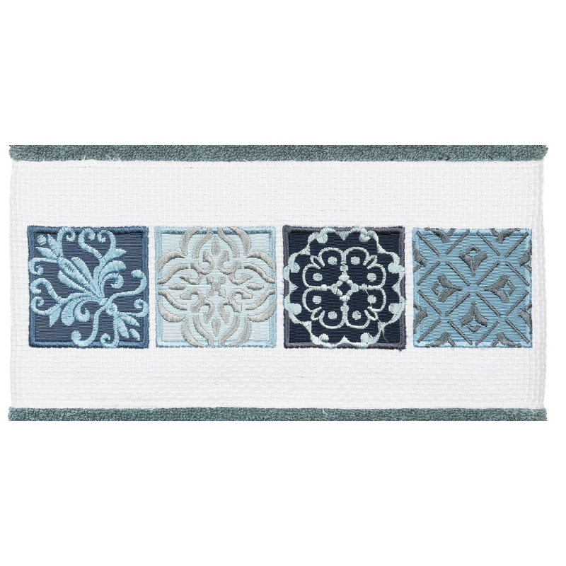 Vivian 3 Piece Turkish Cotton Towel Set, Teal