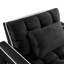 Canapé-lit convertible Canapé-lit Canapé-lit coulissant réglable Canapé-lit pliant multi-poches pour le salon Chambre à coucher Petit espace, canapé-lit 3 en 1, (noir)