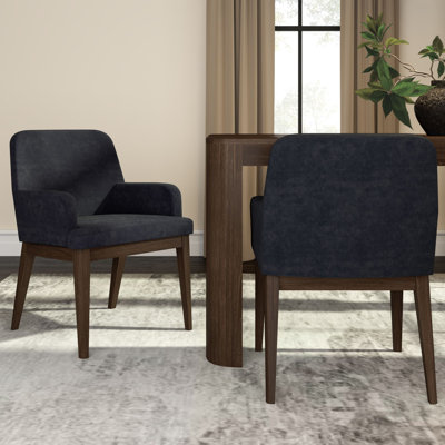 Fauteuil de salle à manger rembourré Ernesto