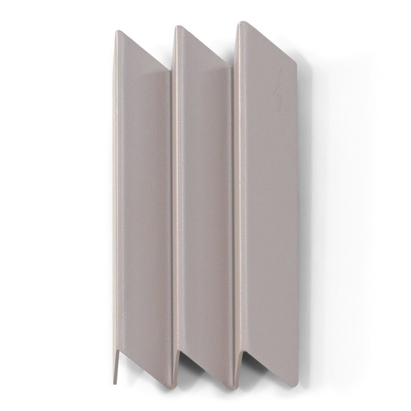 Spinder X BUDDE Steel Wall 3 - Hook Coat Rack, Beige