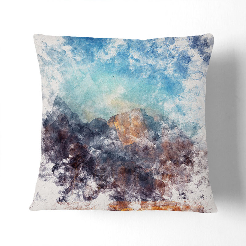 Square Throw Cushion, 55cm H x 55cm W x 20cm D