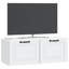 Unfinished TV Stand for TVs up to 43" with Fireplace Included-1085413141