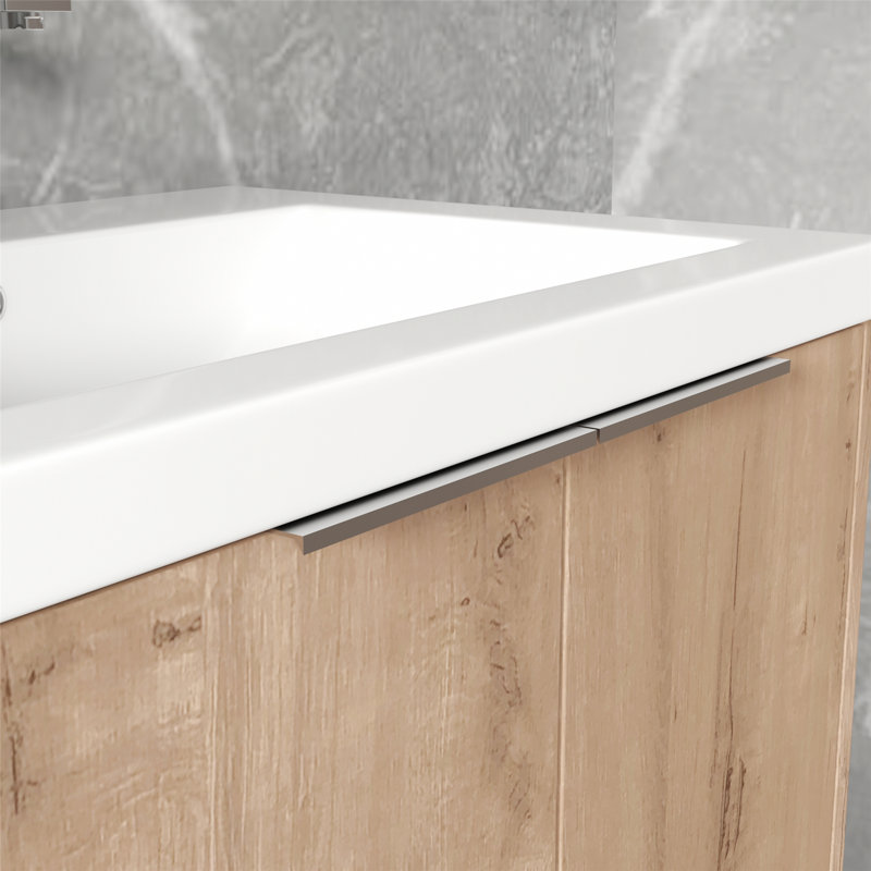 Meuble-lavabo avec lavabo et une petite tablette de rangement, meuble-lavabo pour la maison, appartement