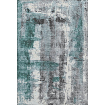 Premium Machine Washable Mouton Abstract Rug
