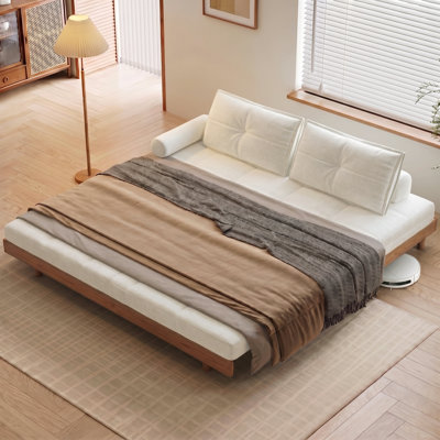 Howard Two Seater Sofa Bed - White