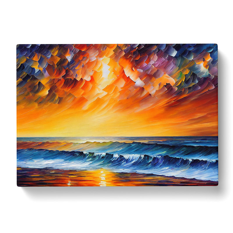 Golden Beach Vol.3 - Wrapped Canvas Print, 40cm H x 60cm W x 3cm D