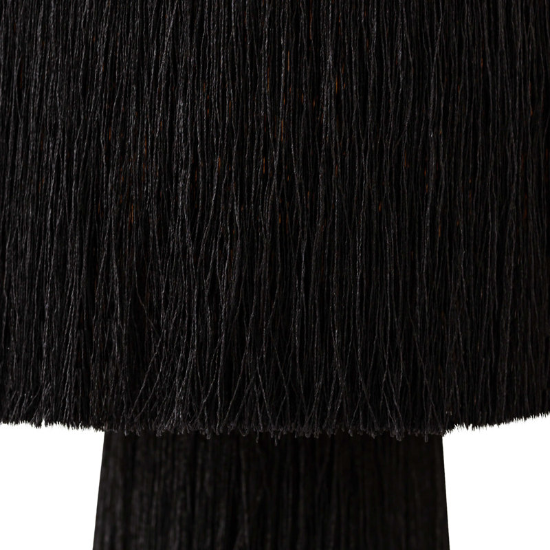 Fabric Table Lamp, Black