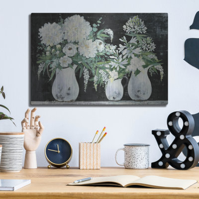 «Late Summer Bouquet 4» par Julia Purinton, art mural en métal