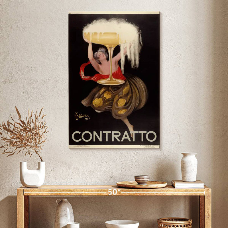 Contratto, 39" H x 26" W