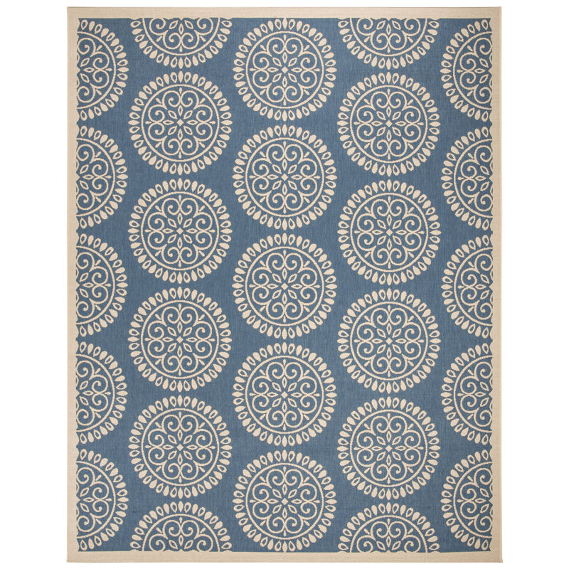 Kirchner Paisley Hand Hooked Indoor / Outdoor Area Rug, Rectangle 160 x 229 cm