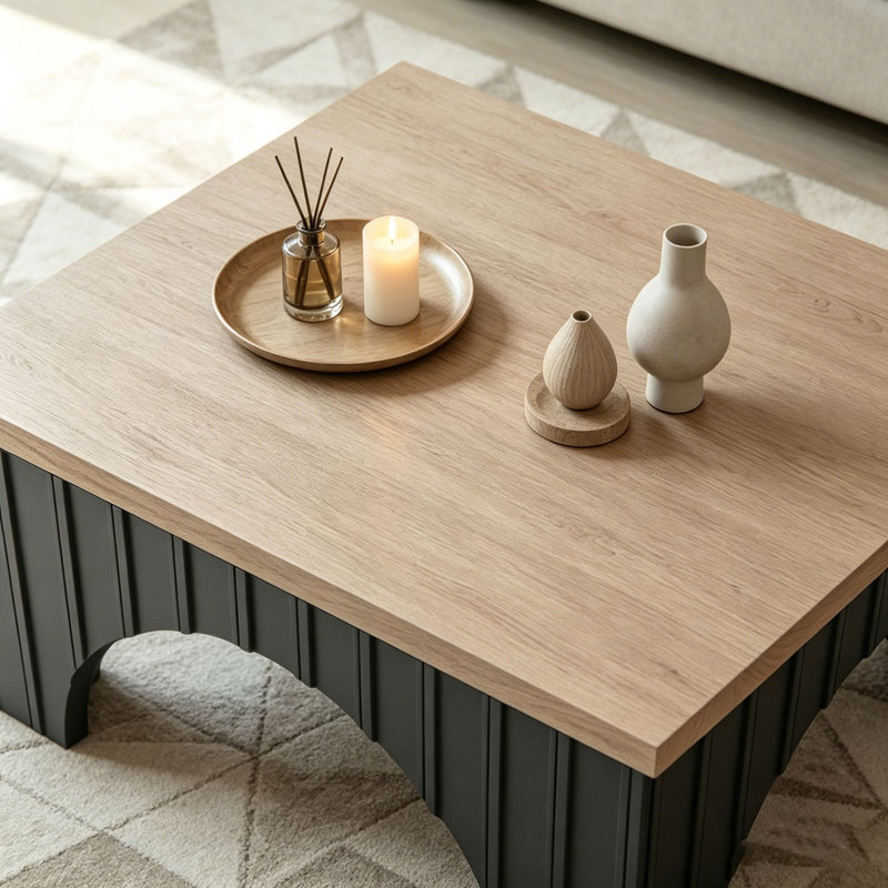 Rustic Square Coffee Table