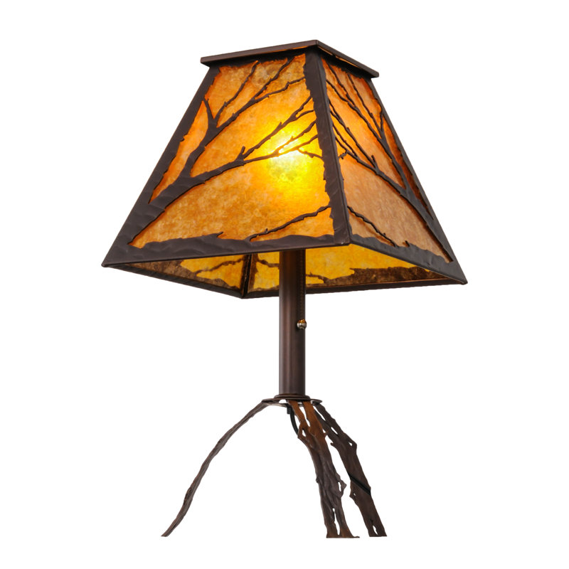 Rustic Lodge Tripod Table Lamp