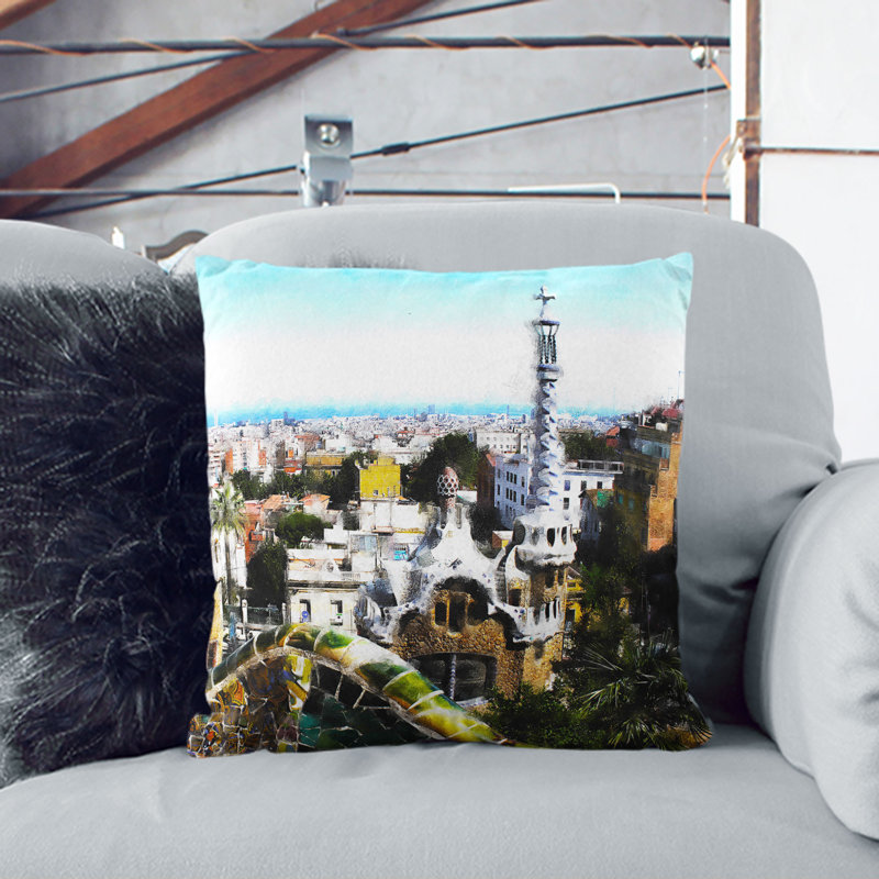 Square Cushion, 40cm H x 40cm W x 15cm D