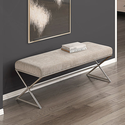 Banc contemporain rembourré