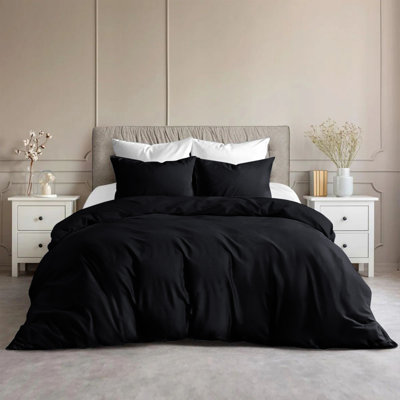Luxury Microfiber Duvet Cover Set – Soft, Wrinkle-Free, Hotel-Quality Bedding With Pillowcases