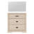 Glenford 31.5" Wide Modern Farmhouse Wooden 3-Drawer Dresser For Teenagers-1021044459