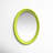 Borna Solid Wood Oval Mirror-1310660708