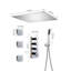Système de douche thermostatique 3 fonctions avec 3 jets de corps et valve brute AquaRhapsody-69991489