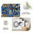 Leopard Print Blue Gold   area rugs for Living Room, Soft and Comfortable, Suitable for all seasons, easy to maintain, machine washable Indoor floor mat, Under Table Farmhouse suitable for Bedroom, Dining Room, Study,  Balcony, Home Decor Patio-24249412