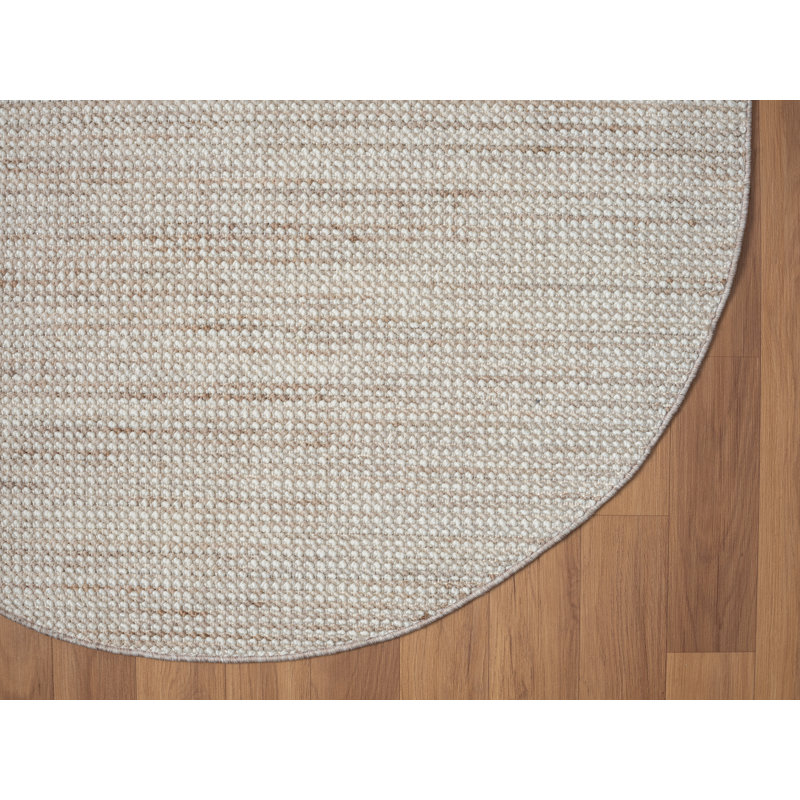 Elysia light grey Rug, Round 120cm