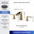 2-handle Bathroom Faucet with Drain Assembly-83674728