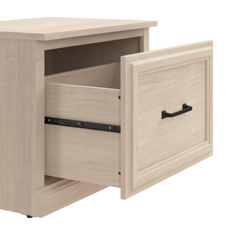 Kierra Storage Bench, White Washed Maple