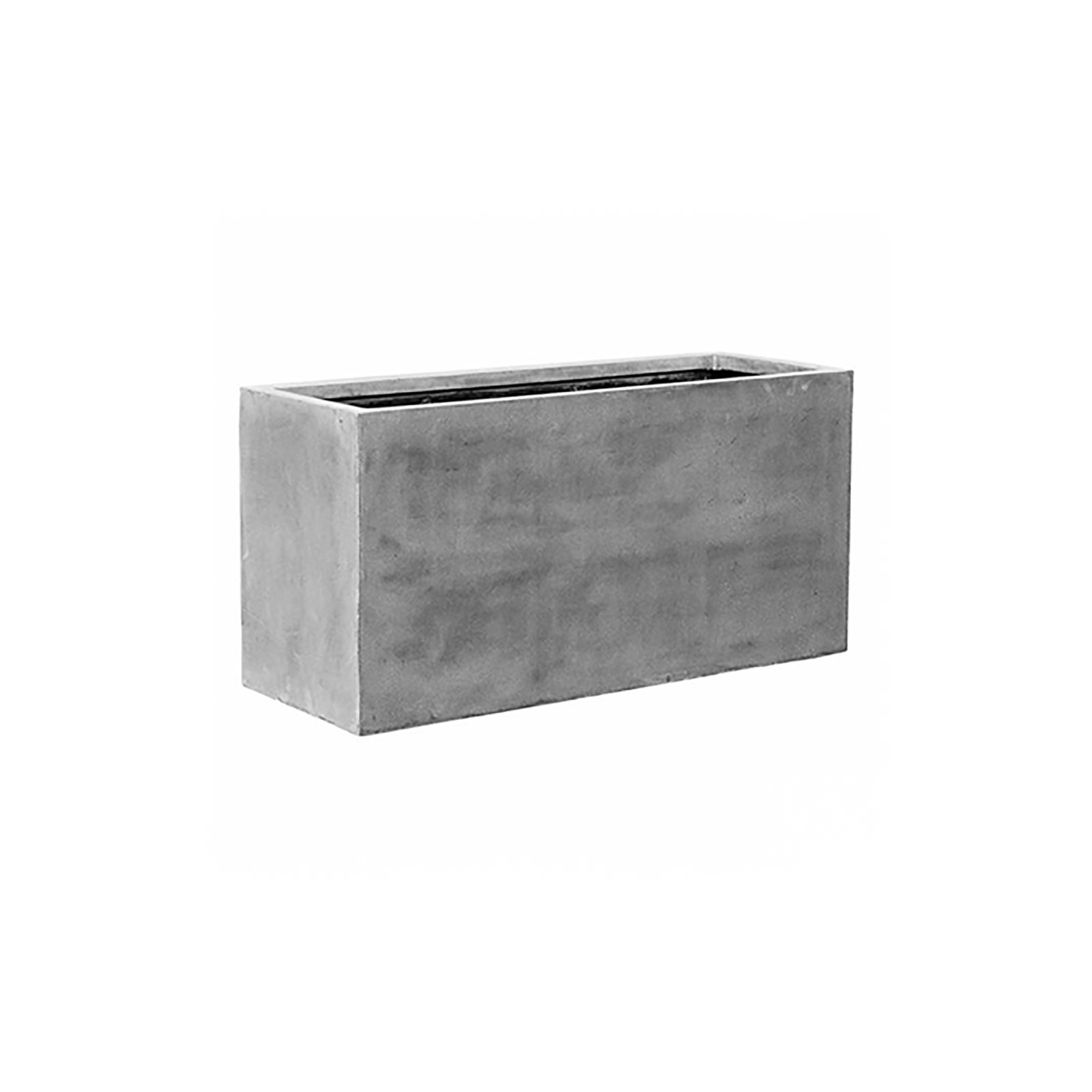 Connoisseur Handmade Planter Box, 24" H x 47" W x 18" D, Gray