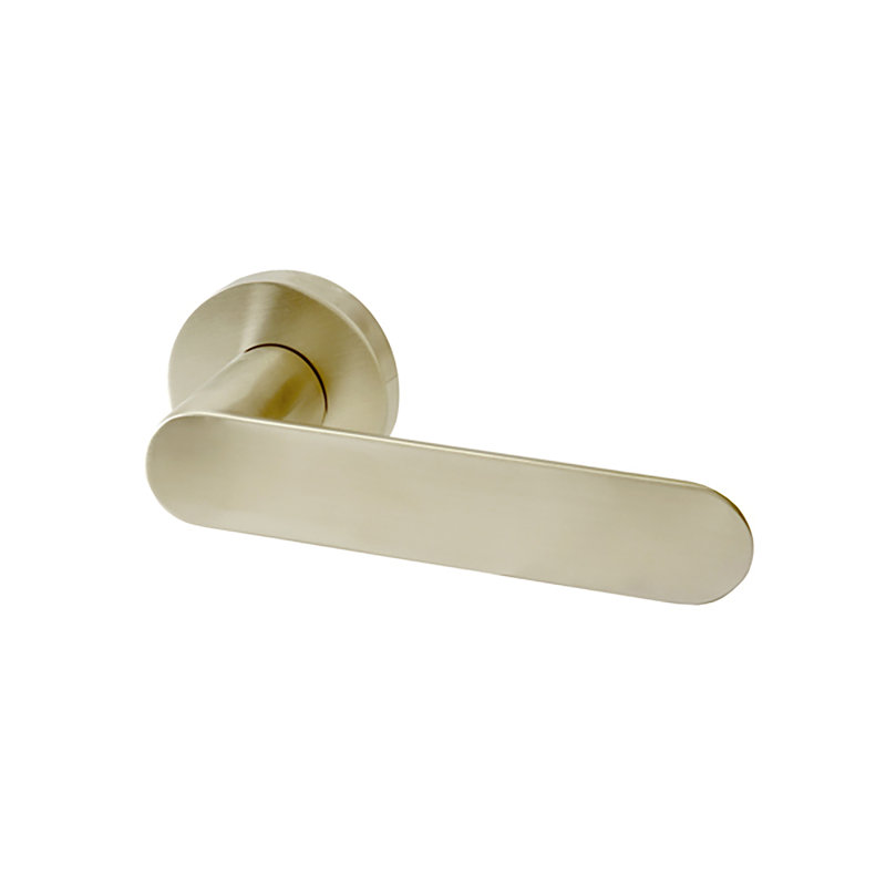 Privacy Door Lever, 2-3/8", Satin Brass