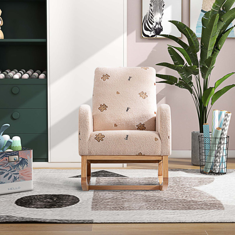 Chaise berçante, Polyester beige