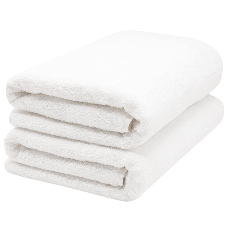 Midweight Beach Towel, White