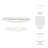 2-Pieces 15/20" Aryash White Bowls