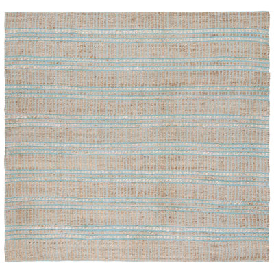 Tapis rayé en jute / coton Sekani
