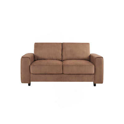 Canapé 2 places moderne et minimaliste avec tissu doux et structure en bois durable pour une utilisation polyvalente à la maison et au bureau
