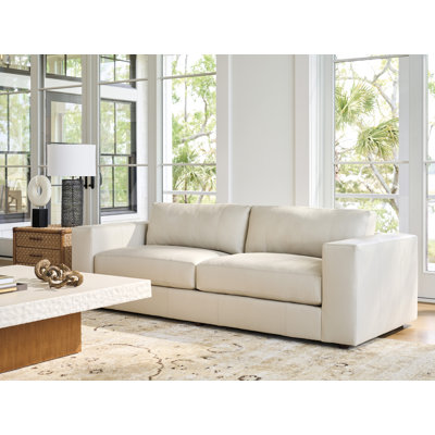 Key Biscayne 94'' Leather Sofa