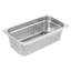 2 Pack 1/3 Size Perforated Stainless Steel Steam Table Pans For Buffet 4" Deep