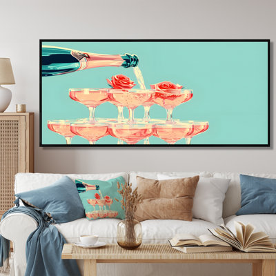 Champagne champagne bulles - Art mural champagne