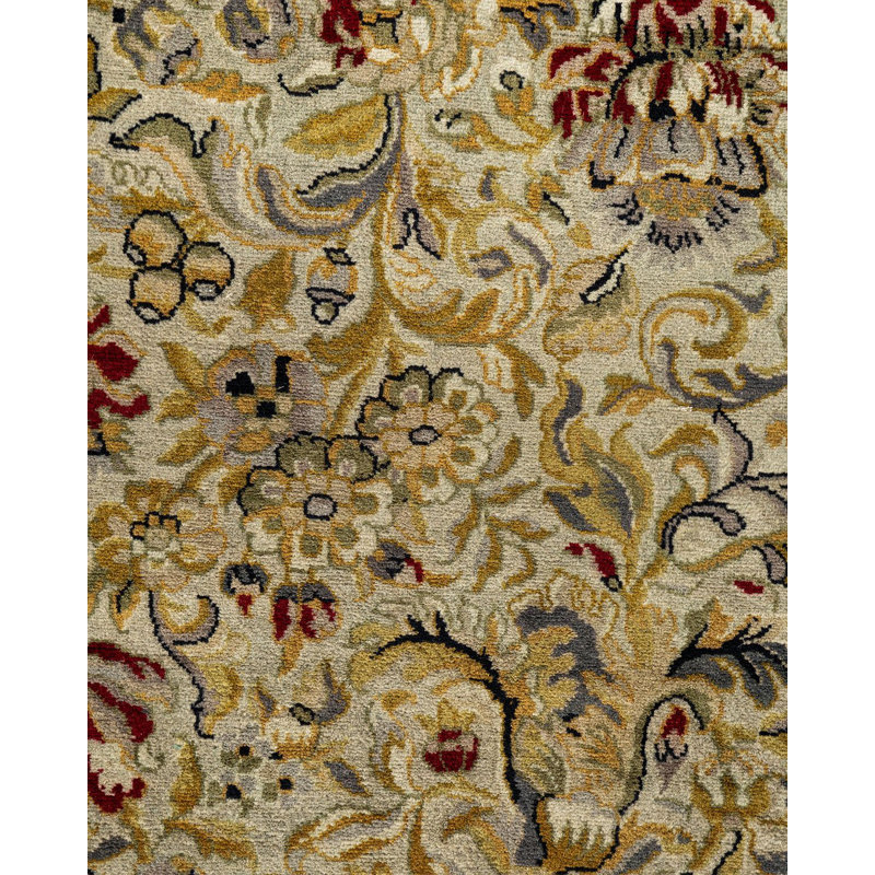 Tapis ivoire noué à la main de conception unique Holsworth
