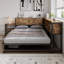 Rustic Double Storage Bed