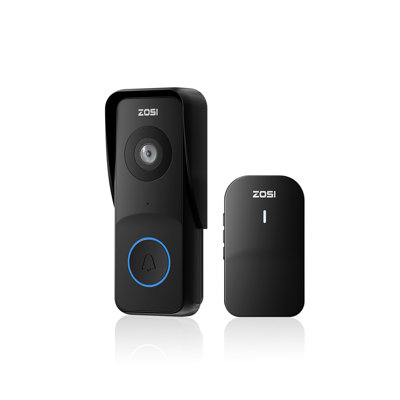 Caméra sonnette vidéo 4MP 5G WiFi carillon, détection de personne intelligente