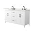 Meuble-lavabo double avec plateau en quartz Elan-99459544-99459545-134443035