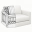 Fauteuil club pivotant 100% cuir fleur Galaxy Galaxy, fabriqué sur commande