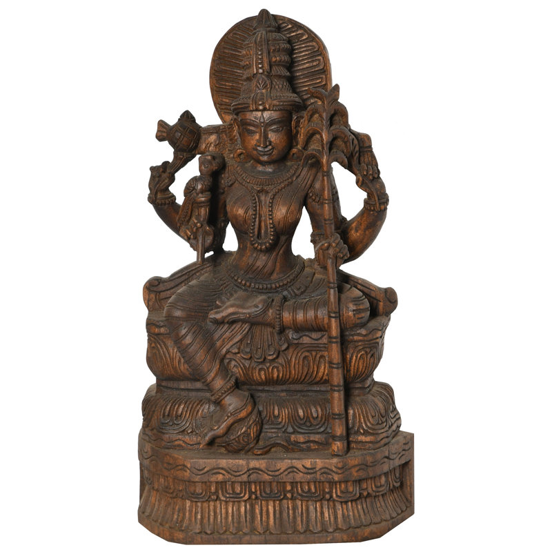 Sculpture à la main déesse Rajarajeshwari Tripura Sundari