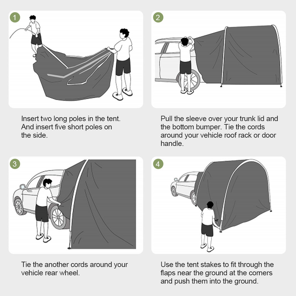 Poloma Vehicle Suv Tent For Camping Car Tents Car Awning Sun Shelter