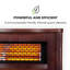 Klarstein 1500W Electric Cabinet Space Heater with Adjustable Thermostat-39587112