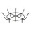 24'' x 24'' Steel Fire Pit Log Grate