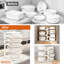 Rangement à 8 niveaux pour casseroles et poêles à l'intérieur de l'armoire