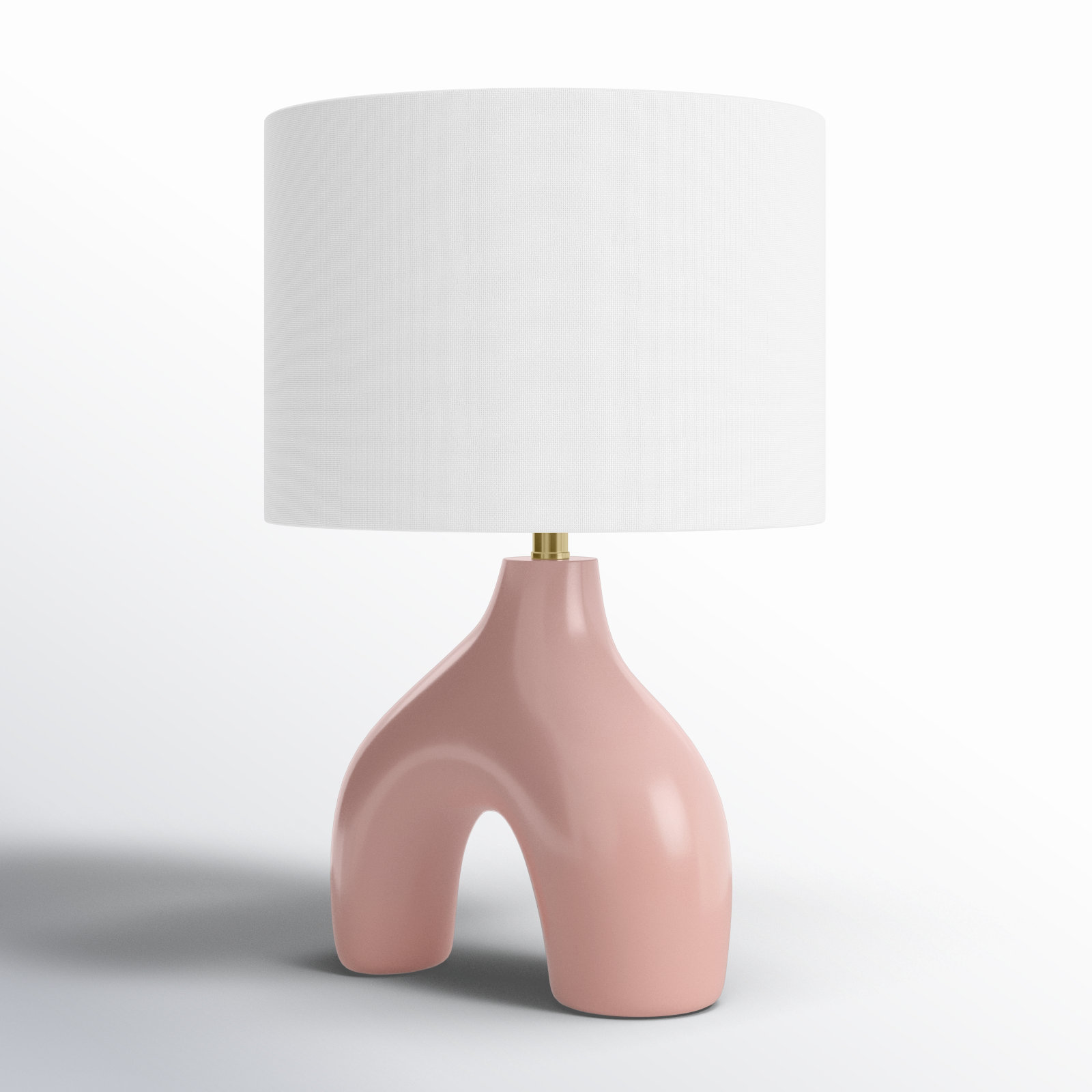 Arlis Ceramic Table Lamp, Pink