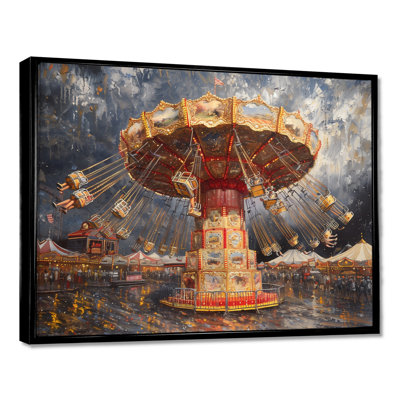 «Carousel Amusement Parks Adventure III - Décoration murale parcs d'attractions