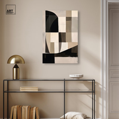 Modern Shapes II Canvas Geometric Abstract by Art Remedy