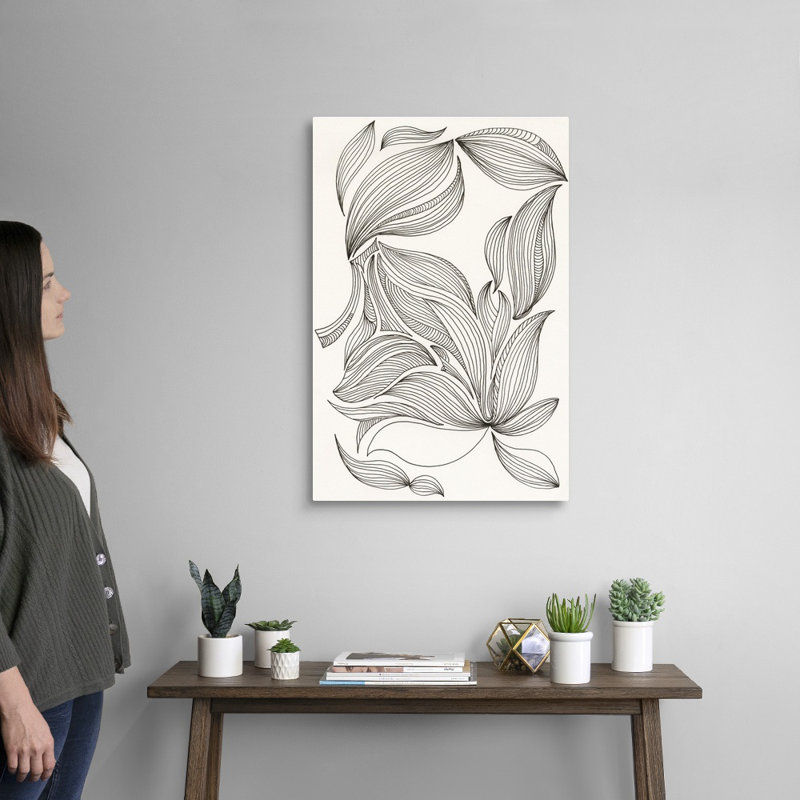 «Giddy I», art mural sur toile, Toile tendue, H 30 po x l 20 po